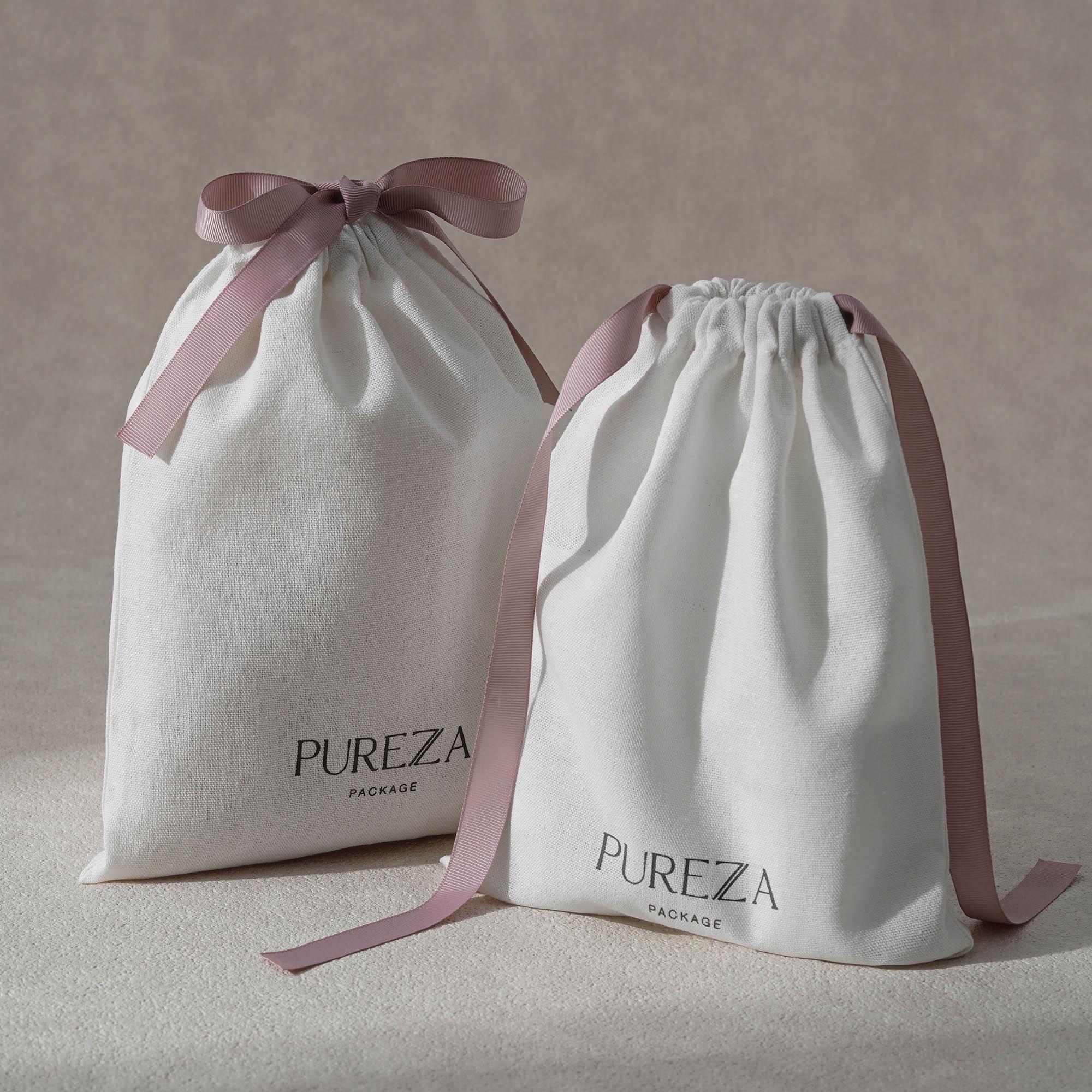 Luxury Skincare Packaging - Tas Serut Katun Ramah Lingkungan, Kantong