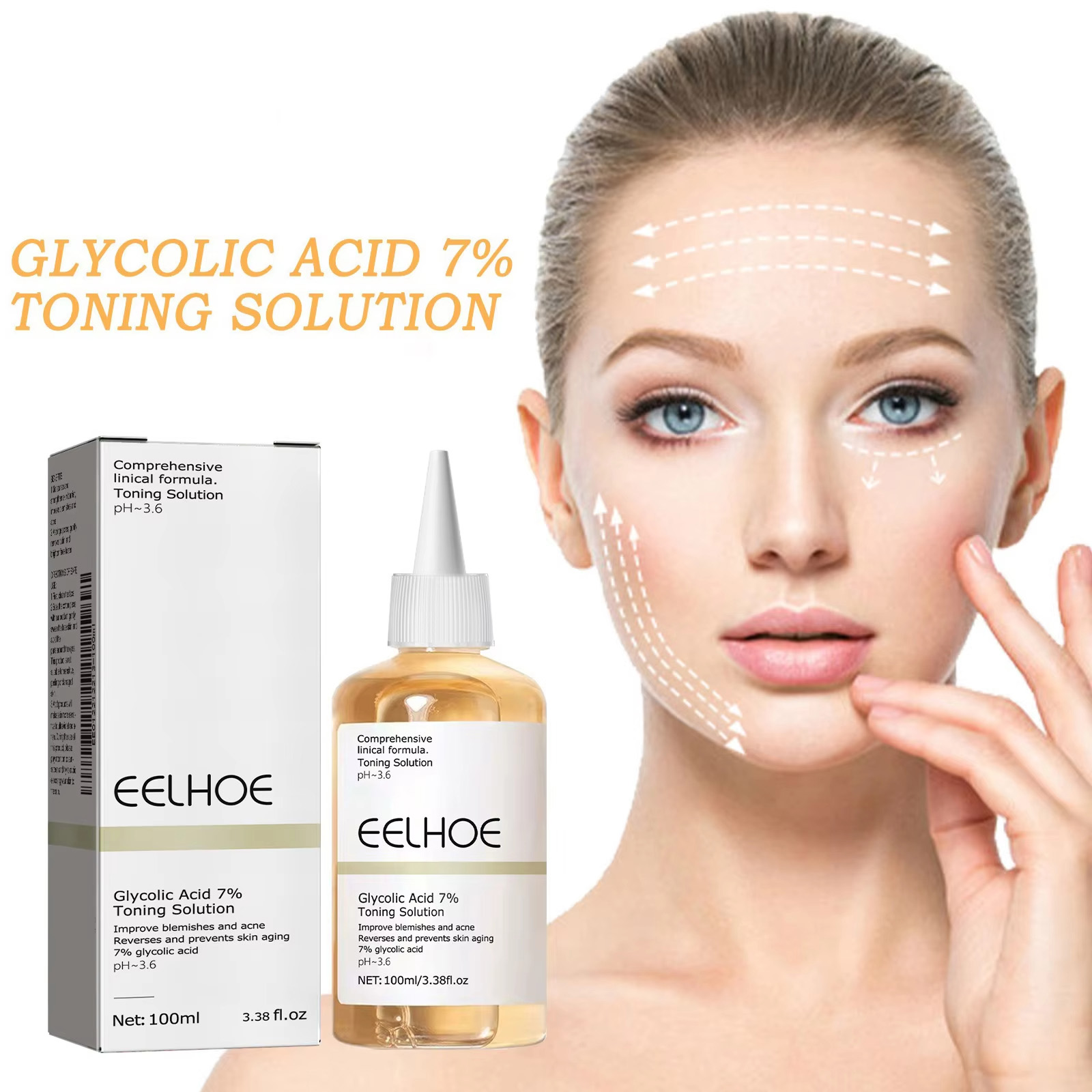 Luxury Skincare Brands - Larutan Toner Asam Glikolat 7% Pengelupas