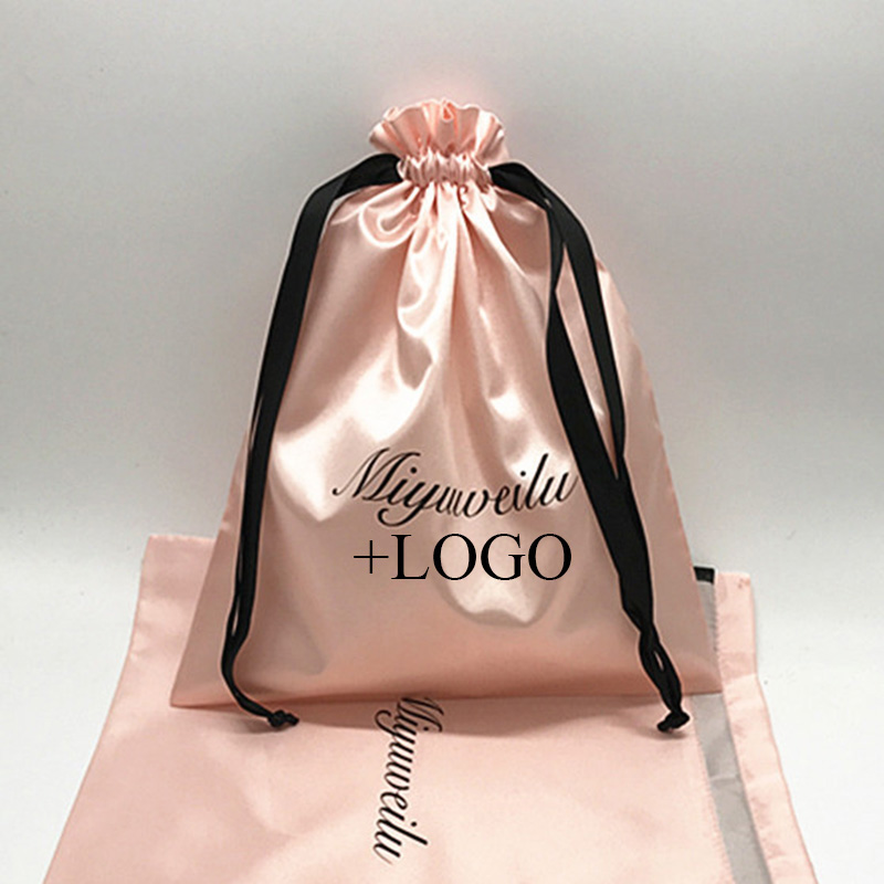 Luxury Skincare Packaging - 20 Buah Kantong Rambut Satin Mewah