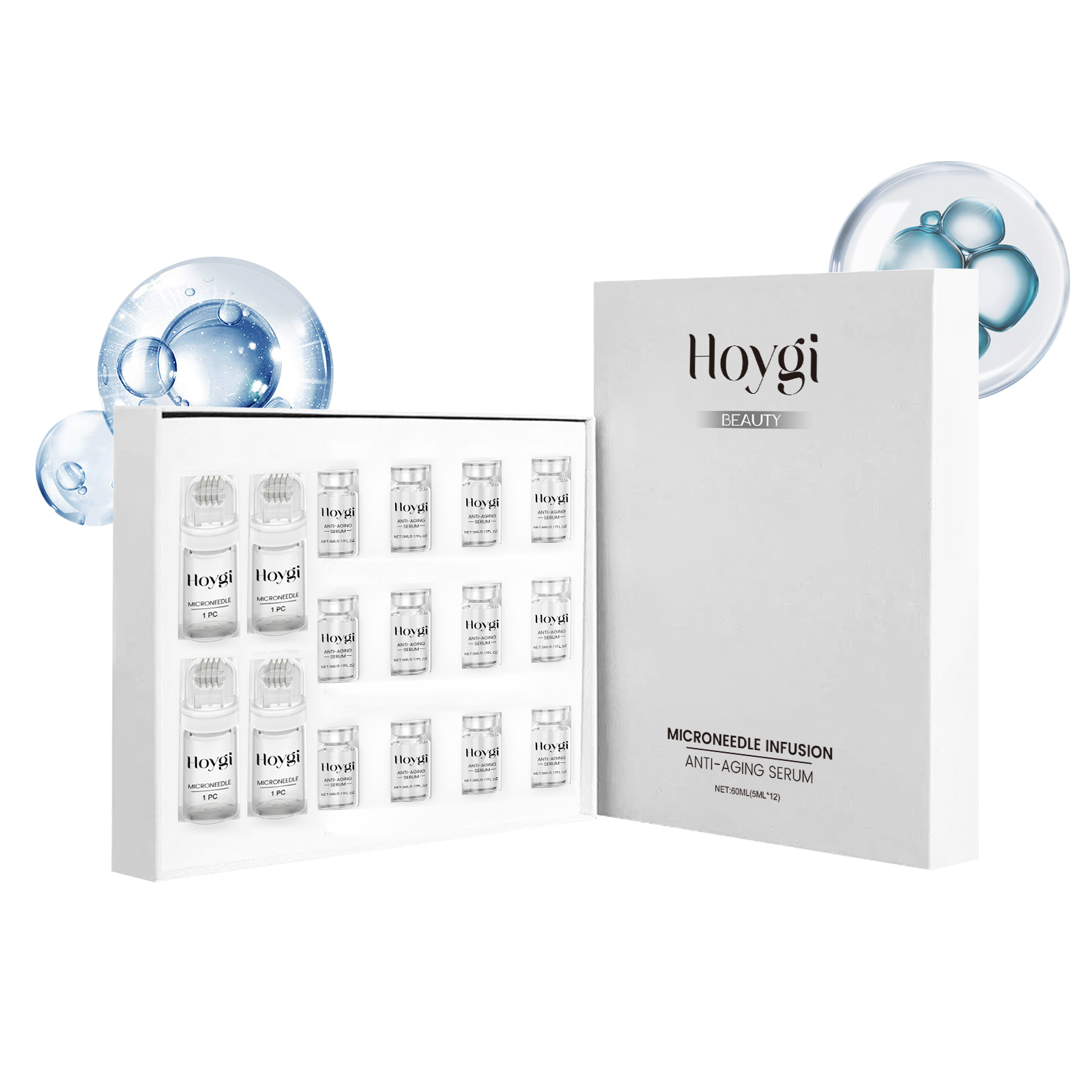 Luxury Skincare Brands - Set Serum Pengencang Wajah dengan Roller