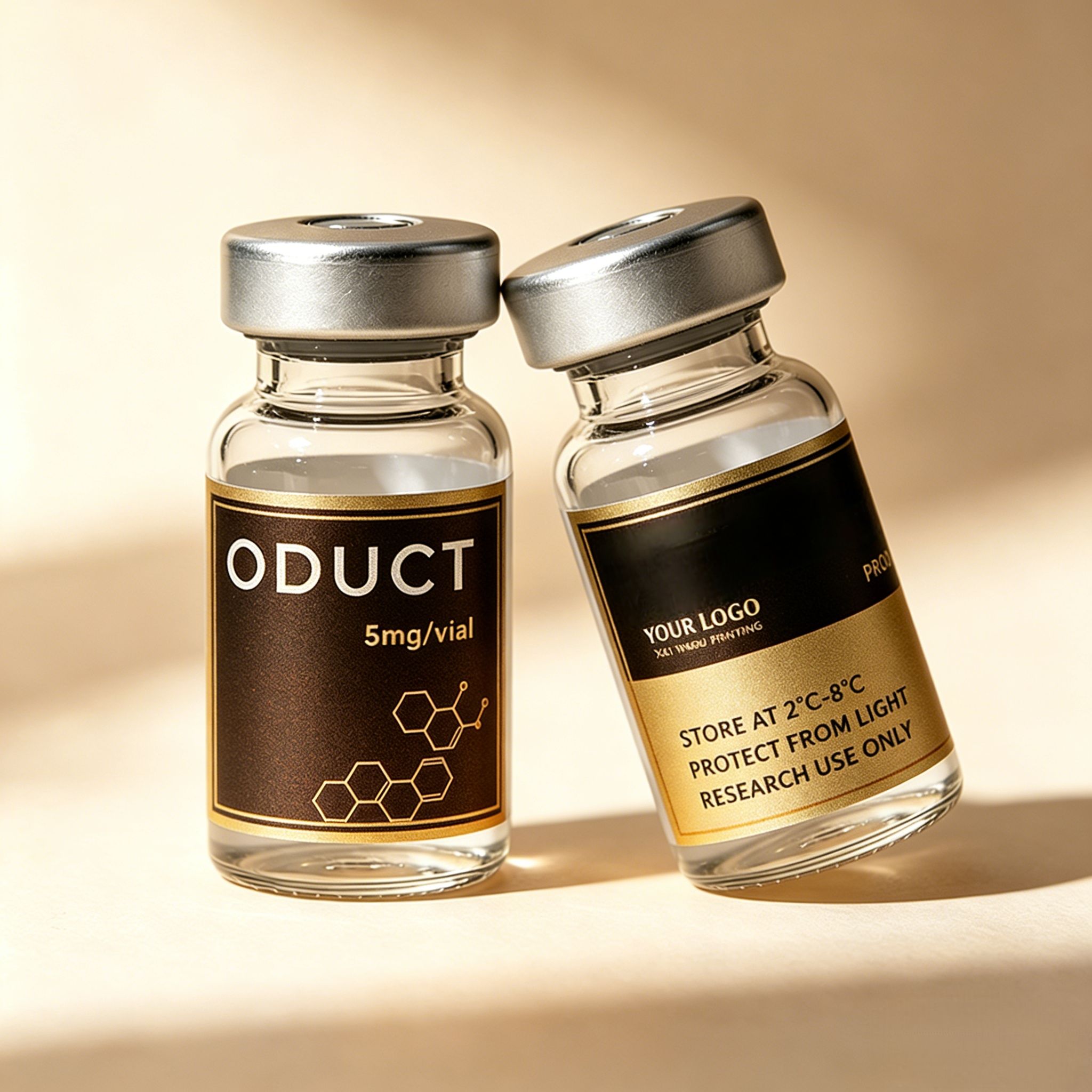 Stiker & Kotak Kemasan Peptida - Luxury Skincare Packaging ulasan dan harga